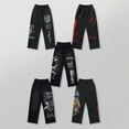 thumbnail image 2 of Mens YOUNGLA Graphic Print Joggers Baggy Casual Workout Pantswith Pockets  Bandana Punk Streetwear, 2 of 8