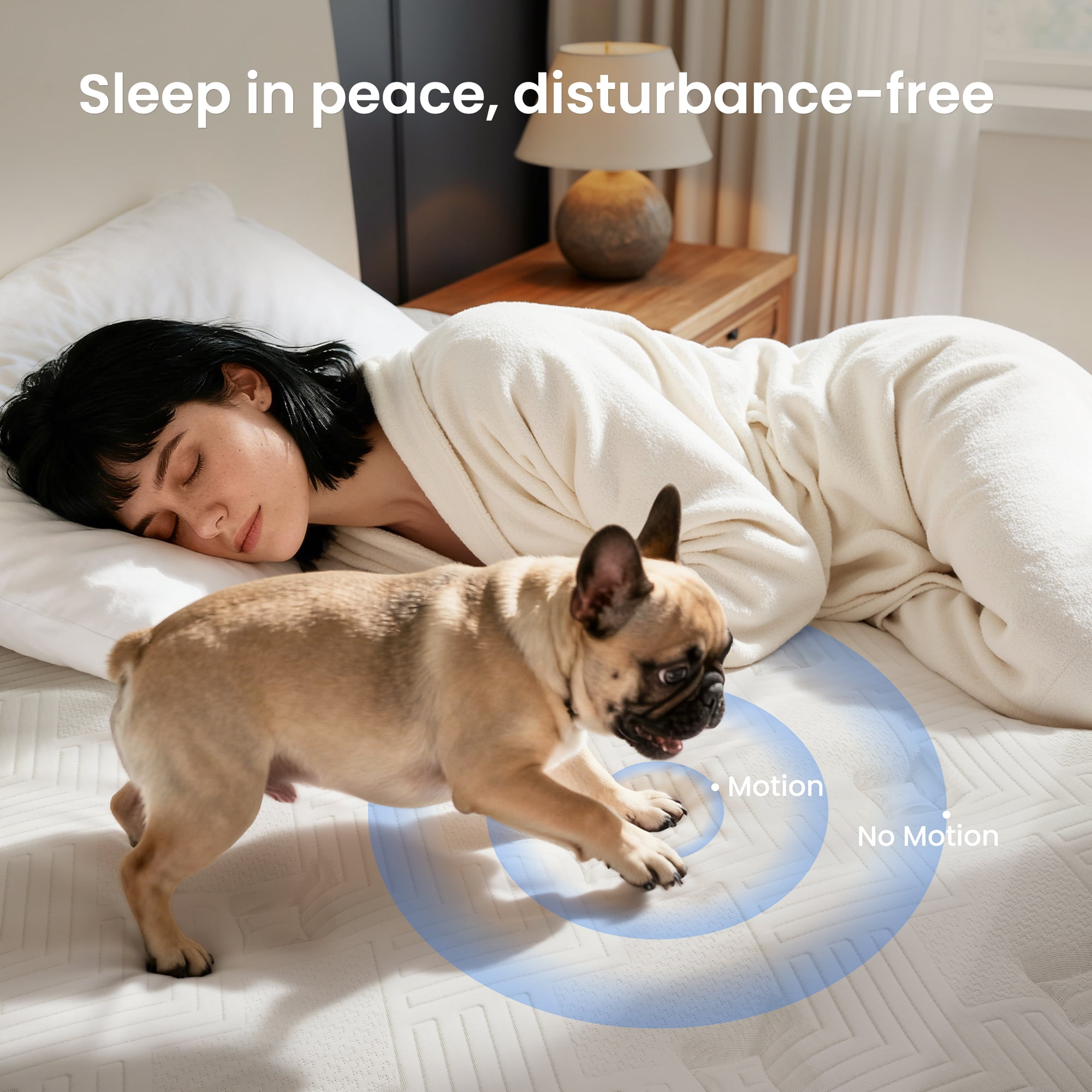 Babo Care Twin-XL Mattress, 8 inch Medium Hybrid Mattress with Individually Pocketed Coils, Memory Foam Mattress, Spinal Support, Pressure Relief, Motion Isolation, Mattress in a Box