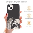 thumbnail image 2 of Skull and Cat Case Compatible with iPhone 14 Plus,Unique Art Design TPU Bumper Cover Case, 2 of 5