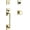 Lifetime Polished Brass, variant on Baldwin 85310.Entr Hollywood Hills Sectional Single Cylinder Door Handleset - Brass