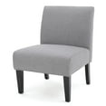 thumbnail image 2 of Christopher Knight Home Chaise d'Appoint en Tissu Gris Kendal (Ensemble de 2), Deux, 2 of 2