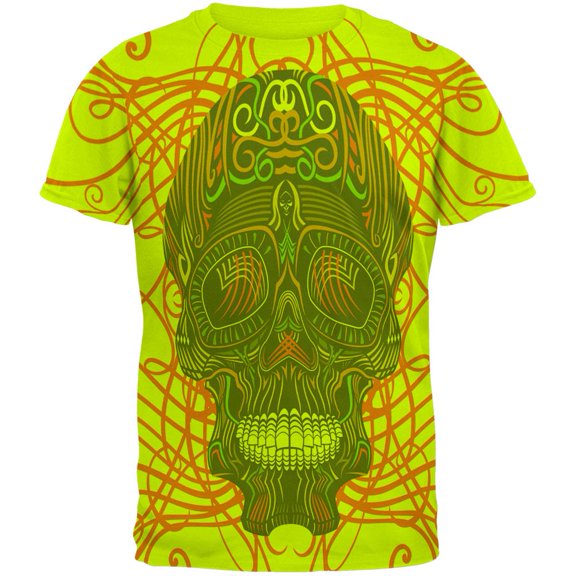 Cinco De Mayo Skull Ribbons Mens T Shirt