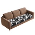 thumbnail image 5 of Xoenoiee Black Cow Print Stretch Seat Cushion Covers, Washable Sofa Slipcovers Couch Cushion Covers Removable Furniture Protector Large-Chair Cushion Slipcovers, 5 of 7