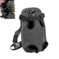 thumbnail image 1 of Mochila portamascotas ajustable, bolsas de viaje con patas delanteras para perros y gatos, 1 ud., 1 of 4