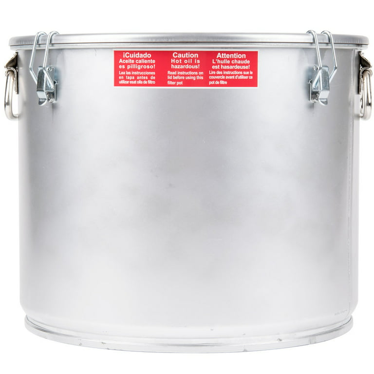 Miroil Grease Bucket / Filter Pot With Lid 02040 - 40L 5 Gallon - USA