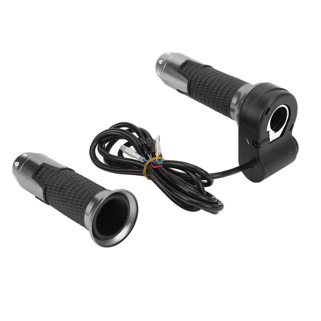 Manillar de empuadura de acelerador giratorio, 1 par de empuaduras de acelerador fiables Durable 12V-99V para scooter eléctrico para bicicleta eléctrica ANGGREK AC8094