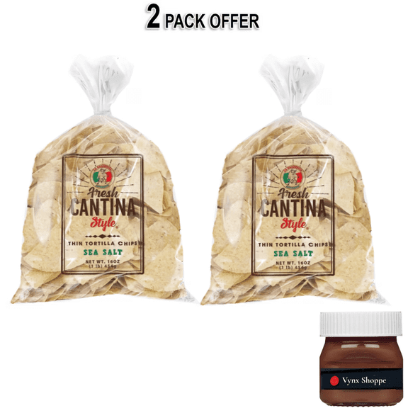 La Banderita Authentic Fresh Cantina Style Thin Tortilla Chips, 16 oz Bag