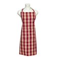thumbnail image 1 of Cotton - Stripe Burgundy Apron, 1 of 1