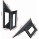 thumbnail image 2 of 2 Saddle Layout Square Gauge For Woodworking, 45/45 Degree - 90/45 Degree Square Layout Miter Angle Measuring T Ruler, Aluminum Alloy 3d Miter Scriber, 2 of 4