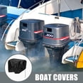thumbnail image 4 of Oxford Cloth Kayak Motor Hood Kayak Motor Sun Blocking Outboards Cover Kayak Accessory Foldable Kayak Engine Cover Universal Cover, 4 of 9