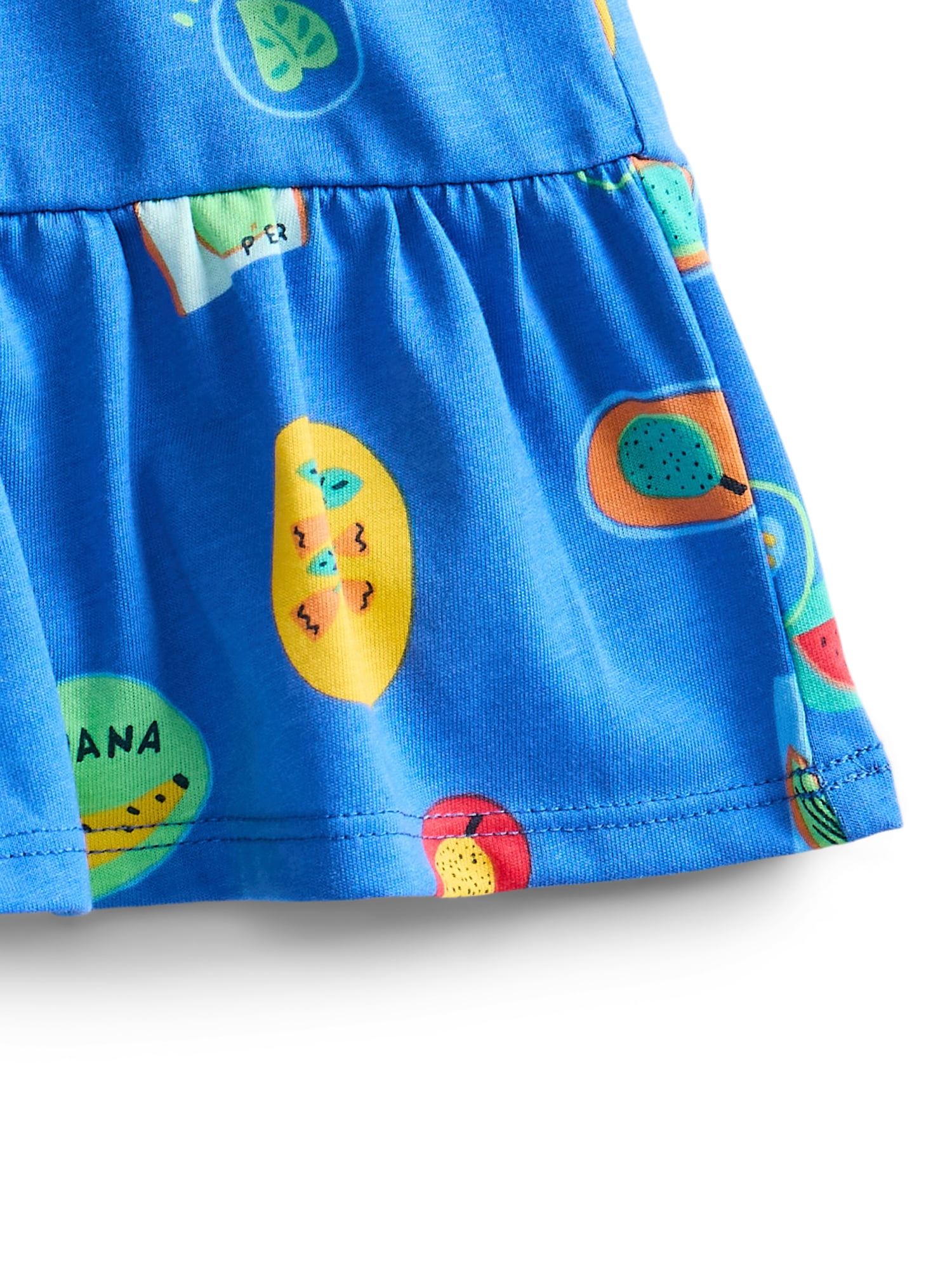 Wonder Nation Toddler Girls Tiered Ruffle Scooter Skirt, Sizes 18M-5T