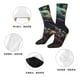 thumbnail image 5 of Fotbe Colorful Patterned Snake Calcetas Largas con Estampado para Hombre y Mujer – Calcetas de Compresión Transpirables y Elásticas, Viajar y Uso Diario Talla 5-11, 5 of 6