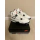 thumbnail image 1 of Ni - ke Ni - ke Air Jordan 4 Retro Shoes "White Cement" Fire Red FV5029-100 Men's Size 9.5, 1 of 5