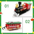 thumbnail image 5 of KYAIGUO Christmas Train 14PCS Set Kids Mini Train Freight Coal Car Toys with Track Birthday Gift, 5 of 7