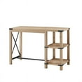 thumbnail image 3 of 55" Wood and Metal X Kitchen Island - White Oak, 3 of 6