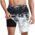 thumbnail image 2 of NTACZA Mesh Liner Shorts Men Board Swim Trunks Board Quick Dry Summer Shorts for Men S, 2 of 6