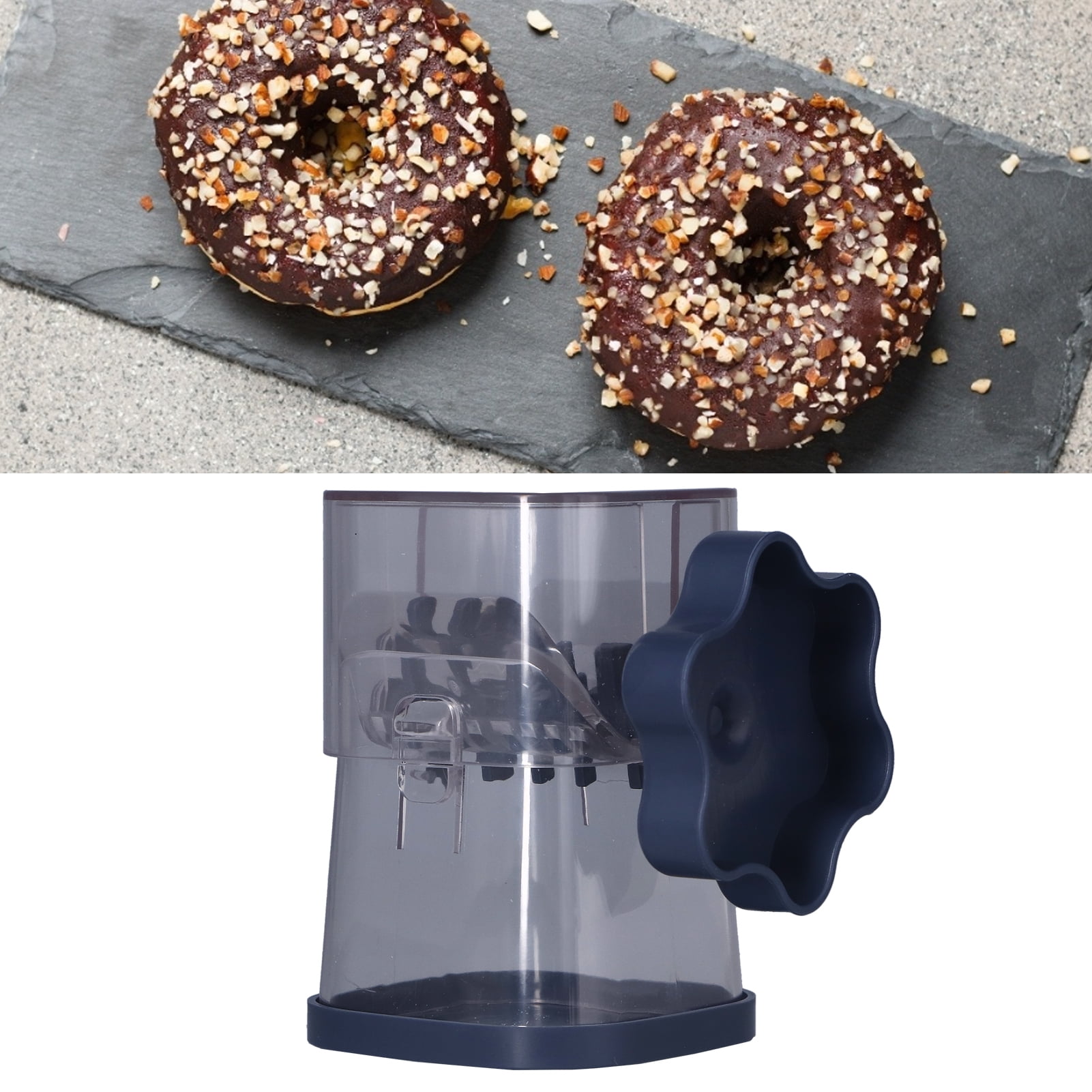 EZSPTO Manual Nut Chopper Effortless Easy to Hand Crank Nut Grinder for