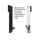 thumbnail image 2 of Ganchos para puerta de ducha, estante colgante antioxidante sin perforación de acero inoxidable, accesorios de suspensión de Metal desmontables Juegos de accesorios de baño Color inoxidable Inteprter HA066823-01, 2 of 6