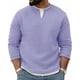 thumbnail image 1 of pstuiky Sudadera con capucha y cuello abierto para hombre, manga larga, dos piezas falsas, parte superior en contraste, jersey holgado, camiseta de manga larga y cuello redondo para hombre., 1 of 6