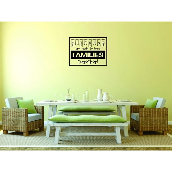 Custom Designs Kitchens Are Made To Bring Families Together Quote 14x28 Inches