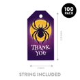 thumbnail image 5 of Koyal Wholesale 100-Pk Tarantula Halloween Gift Tags With String, Favor Bag Tags Halloween Decorations 2 x 3.75 inch, 5 of 5
