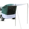thumbnail image 4 of SUV Tailgate Tent with Awning Shade, Car Roof Canopy and Poles, Water Resistant Camping Tent, Outdoor Travel Preferred, Universal Fit Most SUV- Green, 4 of 11