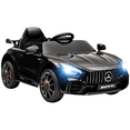 thumbnail image 1 of Qaba 12V Mercedes-Benz Licensed Kids Electric RC Car, Ride on Toddler Toys Gift, Black, 1 of 10