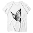thumbnail image 4 of Classic Tshirts Shirts for Women Vibrant Womens Tees Ladies fashion printing casual round neck solid color short sleeve T-shirt White XL, 4 of 4