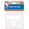 thumbnail image 1 of Chicago Bulls Decal 4x4 Perfect Cut White, 1 of 1