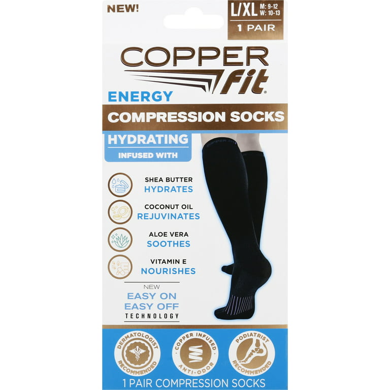 Copper Fit Ice Compression Socks - L/xl : Target
