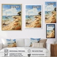 thumbnail image 4 of Designart "England Coastal Serenityengland horizon III" Nautical & Beach Floater Framed Canvas Print, 4 of 7