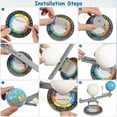 thumbnail image 3 of CHOK Principle Three-sphere Solar 3d System Project Projectors for Kids Aircraft Model Child Plastic, 3 of 6