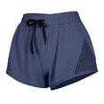 thumbnail image 5 of Gibobby Yoga pants cortos mujer Pantalones cortos deportivos para correr de color sólido Pantalones de yoga huecos para mujer de secado rápido(Azul,XG), 5 of 5