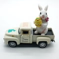 thumbnail image 4 of Easter Metal Truck Decor,Spring Easter Metal Truck with Rabbit and Color Egg Ornaments,Holiday Spring Farmhouse Vintage Pickup Car Decor for Tabletop Centerpiece Home Kitchen Decorations, 4 of 5