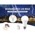 ZogeeZ LED 9W (60W Equivalent) Daylight Light Bulbs, Rechargeable