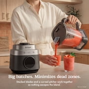 Ninja CrushBOSS 3-in-1 Blender, Tumbler, Food Processor Combo, SmartMenu, XL 72-oz Pitcher, Ninja BlendBOSS Tumbler, Ninja TotalPrepBOSS Food Processor with XL Chute, 1850 PW, LB401BL Midnight Blue