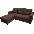 thumbnail image 3 of Sala Esquinera El Bazar Store Demeter Chocolate 210x160 cm Tela Lino nacional Modular Love seat Chaise, 3 of 6