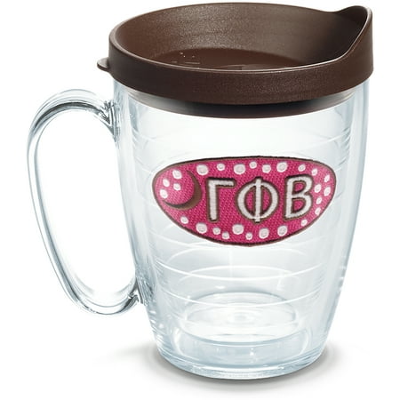 

Tervis Sorority - Gamma Phi Beta Made in USA Double Walled Insulated Tumbler Travel Cup Keeps Drinks Cold & Hot 16oz Mug Primary Logo