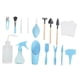 thumbnail image 2 of 1 de kits de suculentas de jardín, mini herramienta de jardinería manual para interiores, para jardinera de bonsái, atención ntación de had Conjunto de 16 Azul CUTICAT mini kits de cuidado de plantación de interior, 2 of 6
