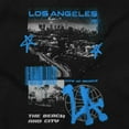 thumbnail image 2 of Los Angeles LA Barcode Graffiti Men's Graphic T Shirt Tees Brisco Brands S, 2 of 6