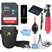 Accessory Kit for Sony Cyber-Shot DSC-W800, W800/B, W800/S, DSC-W830, DSCW830/B, DSCW830 DSCWX220/B DSC-WX350 Digital Camera Includes Memory Card + Case + More Pro Kit