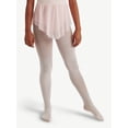thumbnail image 2 of Justice Opaque Footed Ballet Tights for Girls, Sizes 2-16, 2 Pairs, 2 of 5