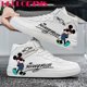 thumbnail image 3 of Zapatillas deportivas con estampado 3d de mickey mouse para hombre y mujer, zapatos deportivos informales de alta calidad con dibujos animados de Anime, baloncesto, exteriores, 3 of 4