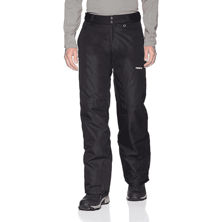 Arctix Men's Essential Insulated Snow Pants, Water Resistant Snow Pants for Skiing & Snowboarding (Black, Medium)