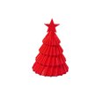 thumbnail image 2 of Miwamany 3D Luminous Christmas Tree Figurine with LED Night Light, Battery Operated Glowing Ornament for Desktop Table Decoration, Holiday Gift for Bedroom Office Shelf, 2 of 9