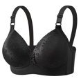 thumbnail image 3 of Abcnature Women Daily Comfort Bras Embroidery Thin Style Ventilate Back Buckle Bras without Steel Rim, 3 of 6