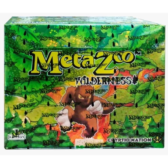 MetaZoo Trading Card Game Cryptid Nation Wilderness Booster Box (1st Edition, 36 Packs)