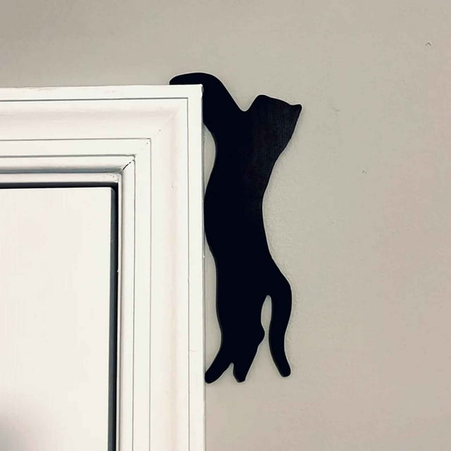 Décoration de Cadre de Porte pour Chats de Vacances à la Maison