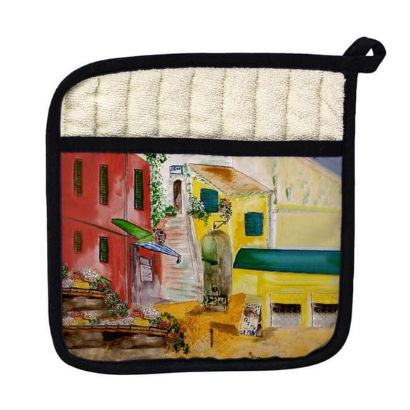 Betsy Drake PT148 Paris Bistro Pot Holder