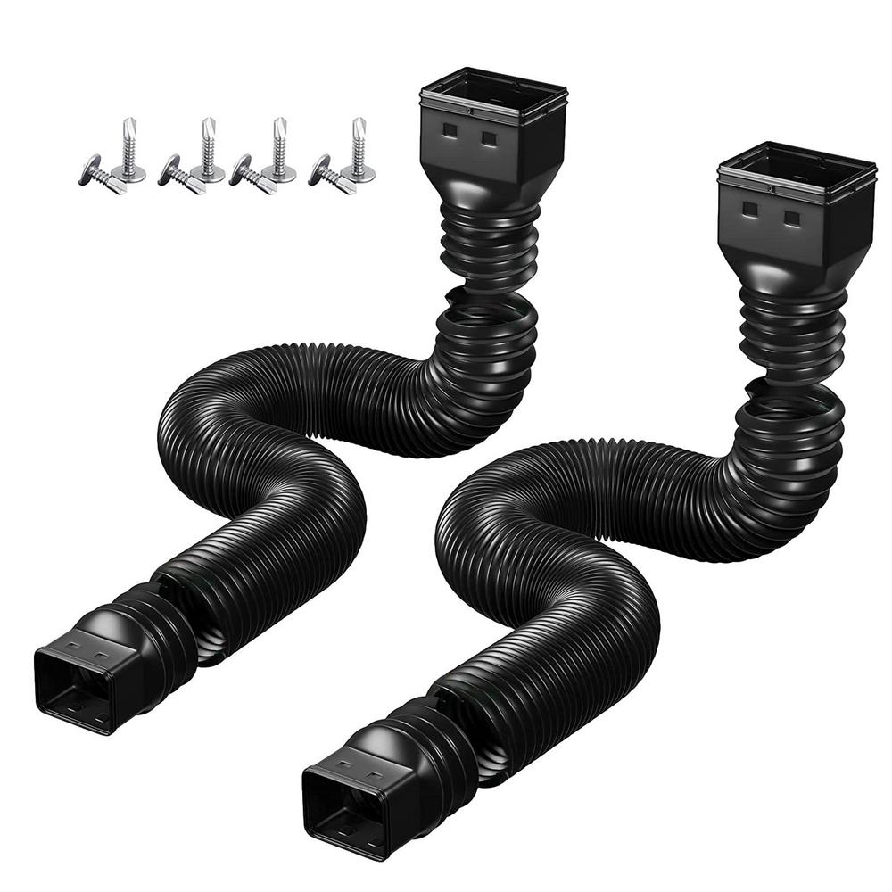 Laideyi Downspout Extender Gutter Extensions For Draining Rain